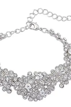 Swarovski crystal cluster armbånd S-BR18 Athena Bridal