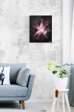 Maleriet Light Within 2 50x60 cm Kunstner: Lena marie Støre Olsen  @ArtbyLenaMarie